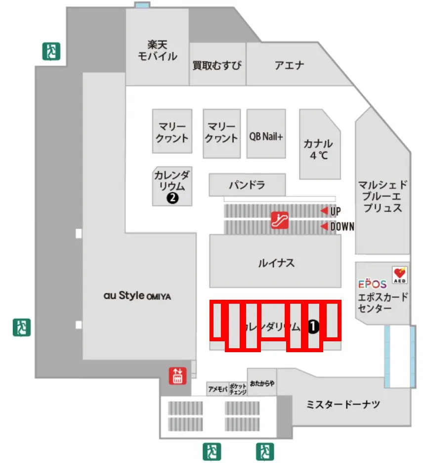 フロアマップ 1